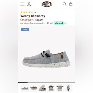 Hey Dude Wendy Chambray